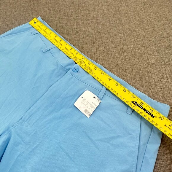 New without Tags PGA Tour Mens Golf Shorts Blue Size 40 Cotton Blend - Picture 2 of 12